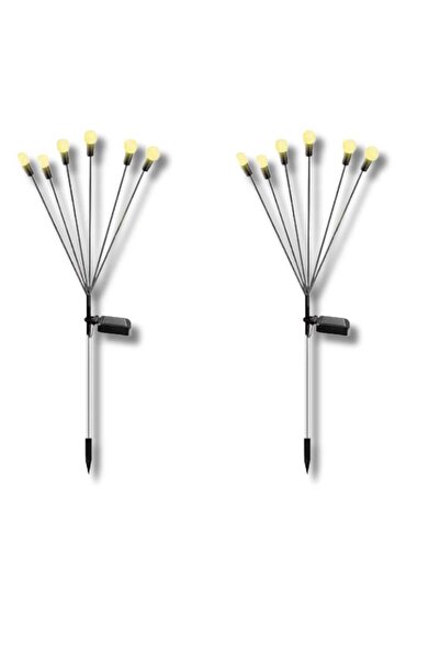 OferteTop Set of 2 Solar Firefly Lamps with 6 LED Bulbs