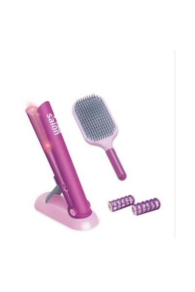 Toy Beauty & Hairdressing Set for Girls - Beauty Salon with Hair Straightener