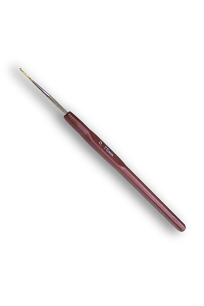 Gerenic Crochet hook with a plastic handle, 0.75 mm