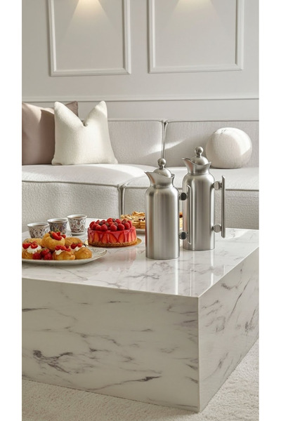 Generic 1 liter / 700 ml tea and coffee thermos set