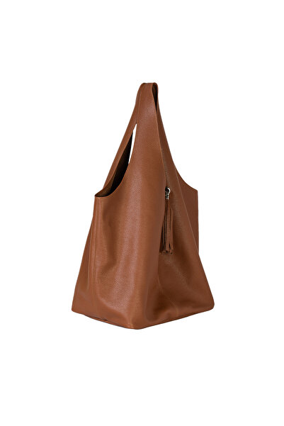 LAURA OLARU SACK bag Camel