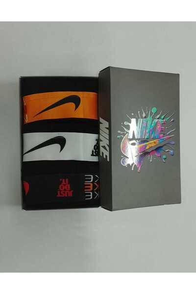 Nike Men's boxers - waistband with logo - multicolor - set of 3 pieces