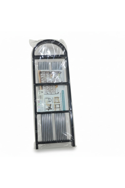 Trendora 4-Tier Plastic Shoe Rack Organizer | Space Saving Shoe Storage Shelf for Home & Entryway