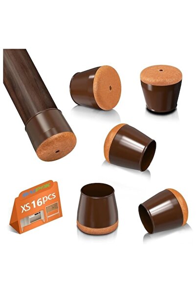 OEM Set de 28 de protecții pentru picioare de scaun BAIPOK, silicon cu fetru ...