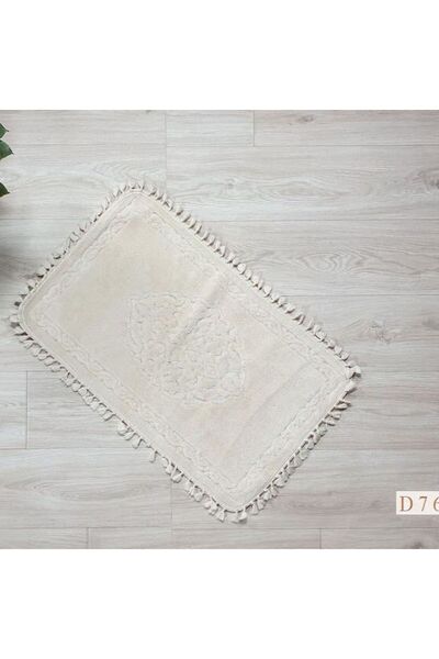 Reiashn Turkish off-white floor mat, 100% cotton, 50*80 CM