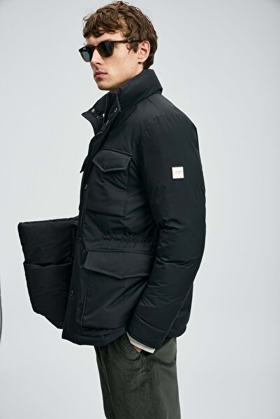 Lufian 112120254 Edgar Goose down Men's Coat Black