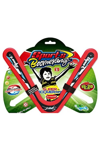 Toy Toy Toy Frisbee Boomerang, jucărie sportivă pentru copii și adulți, roșu