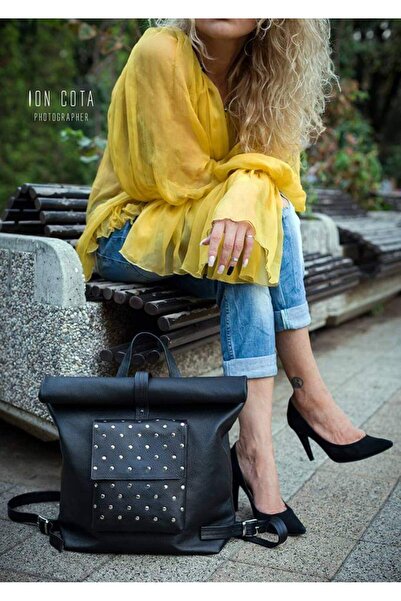 LAURA OLARU ROCK Backpack Black