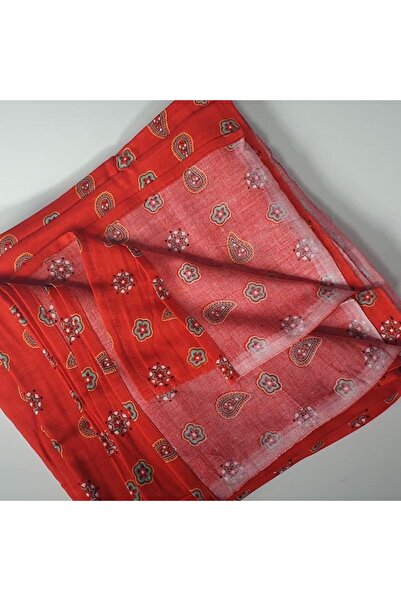 Reiashn Rose patterned red prayer shawl