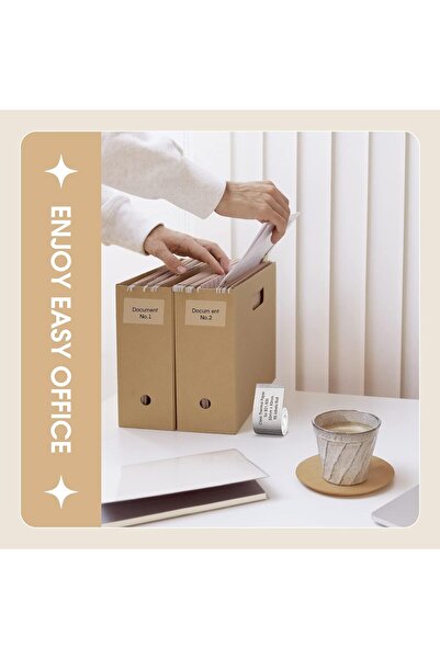 NiiMbot Thermal Labels B21/B3S 50×80 mm (2 x 3.15 in) — 1 Roll, 95 Self-Adhesive Transparent