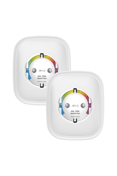 Gosund SP1-HE WiFi интелигентен контакт, 2 броя (HomeKit) (пакет от два) 16A