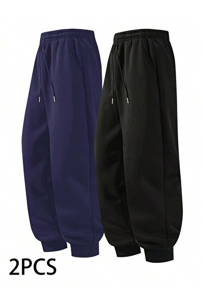 rocassi Unisex 2*Ελαστικό παντελόνι φόρμας μεγάλου μεγέθους