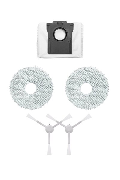 ROPALDE Dreame L10S Pro Ultra Head (Rll82Ce) Robot Vacuum Cleaner Compatible Mop Cloth 5-Piece Spare Parts Set