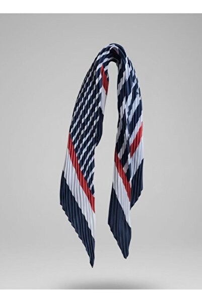 Fioner Store Pliseli desenli fular