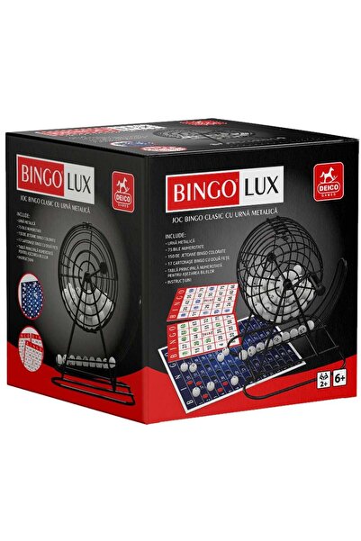 Deico Games Bingo Game Deluxe with Metal Cage Complete Set