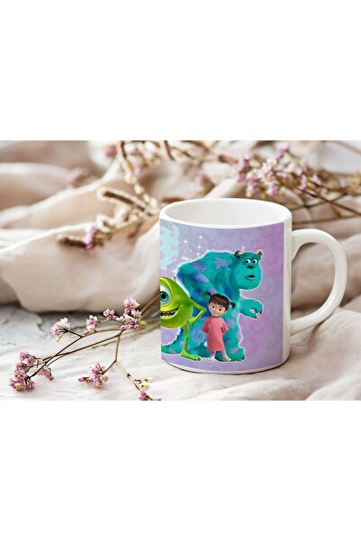 Beramussa كوب فريق شركة الوحوش الكاملة – هدية مطبوعة مخصصة ملونة مع الشخصيات ...