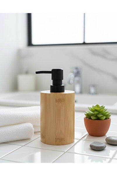 FAMOUSHOME Bambu Sıvı Sabunluk