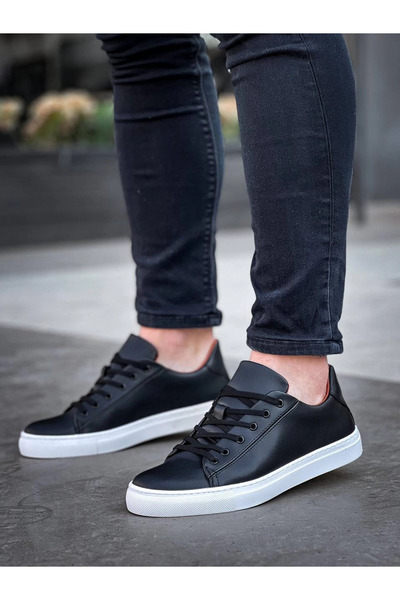 ZENGEZUR MALL Drnds Kb-122 Kuback Black Leather High Sole Lace-Up Casual Men's Shoes (222728) (Size: 42)