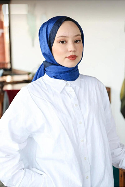 Hint İpek Premium Lux Original Monogram Shawl (Silk Voile, High Quality, Lightweight, Casual, Stylish, Testure Clothing)