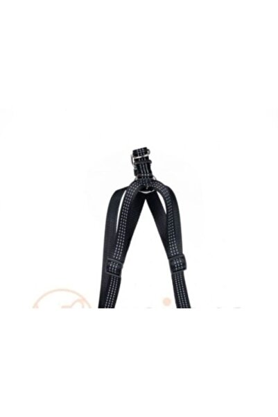 OEM Ham pentru câini HoneyPet Sport+ cu fire reflectorizante, 25 mm - Negru