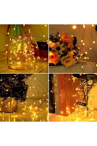Flippy Linear Christmas Light, Flippy®, Copper Wire, with Remote Control, 5 m, 50 LEDs, Warm White