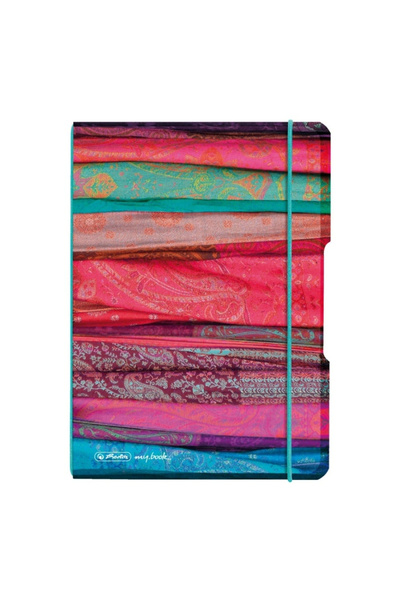 Herlitz Caiet MY.BOOK FLEX A5 40F 80 GR Copertă pătrată PP, eșarfe cu elastic turcoaz