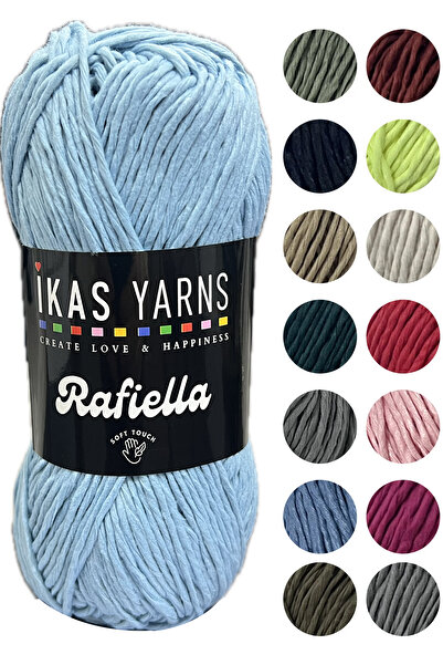 destini Soft Raffia Paper Twine - Ideal for Hobby, Crochet & Hand Knitting, B...