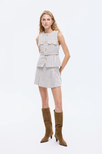 SEDA ALTAŞ EKOSELİ KEMER DETAYLI KADIN TÜVİT TAKIM