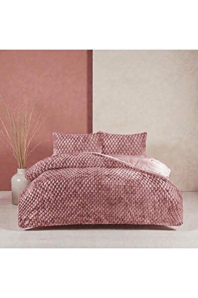 Nest Touch Luvy Comforter Yorgan Seti - Uyku Seti Sherpa Tavşan Tüyü