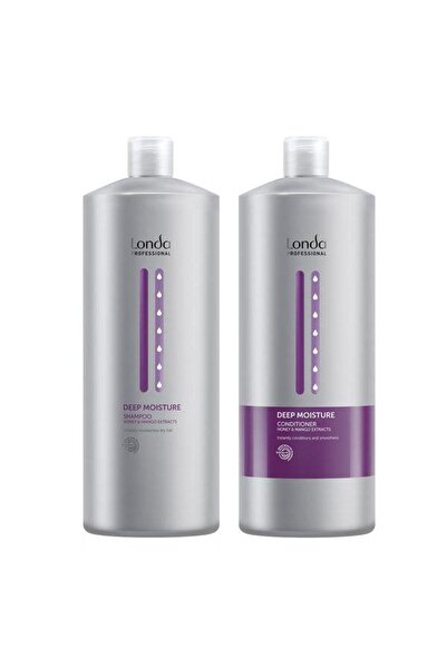 Londa Professional Deep Moisture Hydrating Pack: Shampoo 1000 ml, Conditioner 1000 ml