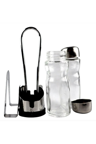 OEM Set of 2 salt shakers, 1 napkin holder