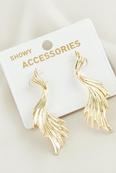 ZERO LAND Drnds Kanat New Season (223601) Metal Earrings-Yellow