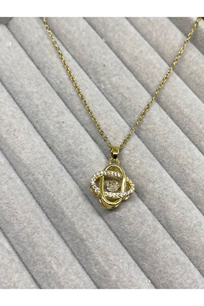 Kaan Accessoire Gold Sparkling Infinite Knot Necklace