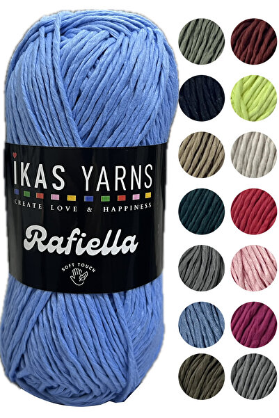 destini Soft Raffia Paper Twine - Ideal for Hobby, Crochet & Hand Knitting, B...