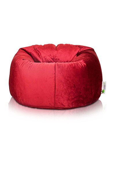 Anderson Ultra Soft Medium Luxury Velvet Bean Bag Chair - Red