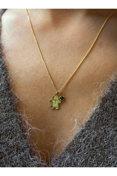 Miltonia 925s Kurabiye Adam Gümüş Kolye