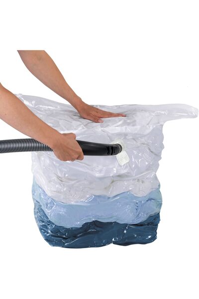 OEM Sac vidat haine, lenjerie prin vacuum, transparent, 70x100 cm