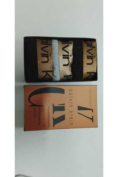 Calvin Klein Men's boxers set-3 pieces - multicolor-with elastic band