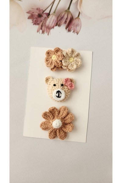 Baby 3 lü saçsız bebek tokası