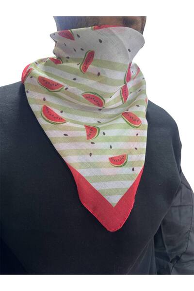 LA SEFA PALESTINE THEMED SCARF 50x50