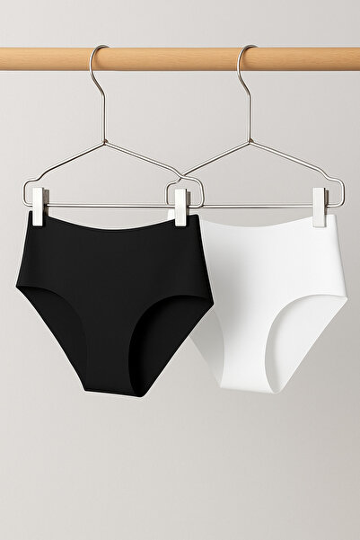 Maygiy Women's Seamless Laser Cut Underwear 2-Pack