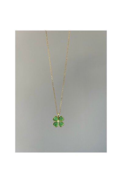 Fiamoss Yonca Kolye Şans Kolyesi