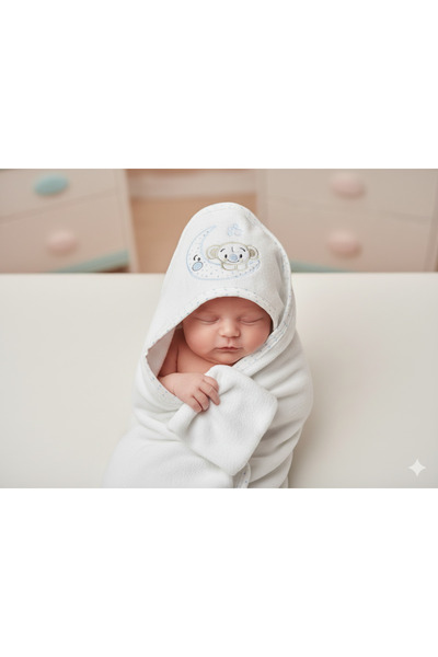 Baby Bakkal منشفة استحمام للأطفال وغطاء للجسم