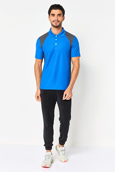 Puma Men Sportswear Fit Short Sleeve Dezire Outdoor Polo Shirt, Royal Blue