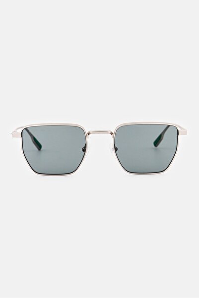 Lacoste Men L260S Square Sunglasses, Silver