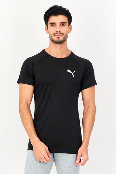 Puma Men Sportswear Fit Short Sleeve Training T-Shirt, Black