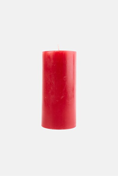 Muy Mucho Christmas Magic Pillar Candle, Red