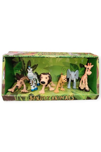 OEM Set figurine animale din jungla - 6 buc