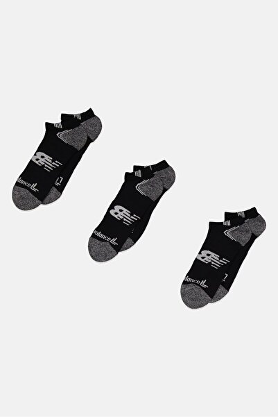 New Balance Women 3 Pairs Brand Logo Socks, Black/White