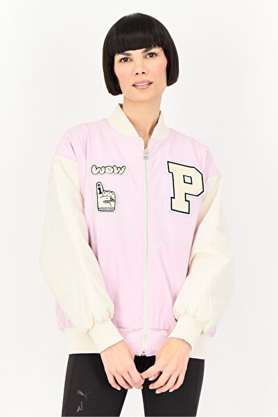 Puma Women Sportswear Fit Reversible Long Sleeve Outdoor Jacket, Multicolor